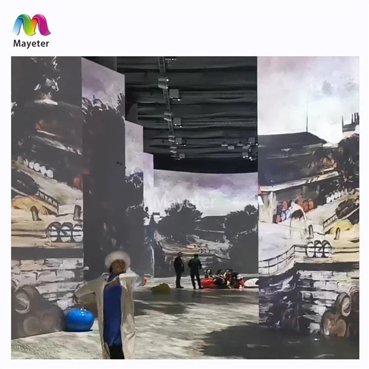 3D kartografski laserski projektor Poglobljena interaktivna HOLOGRAMSKA PROJEKCIJA